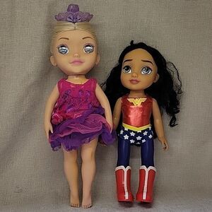 Ballerina Dreamer and Wonder Woman dolls